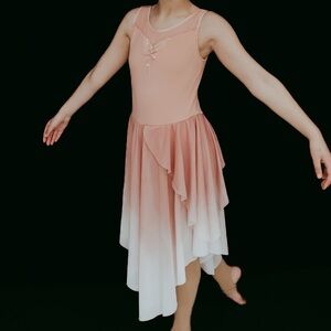 Pink and White Lyrical/Ballet Dance Costume